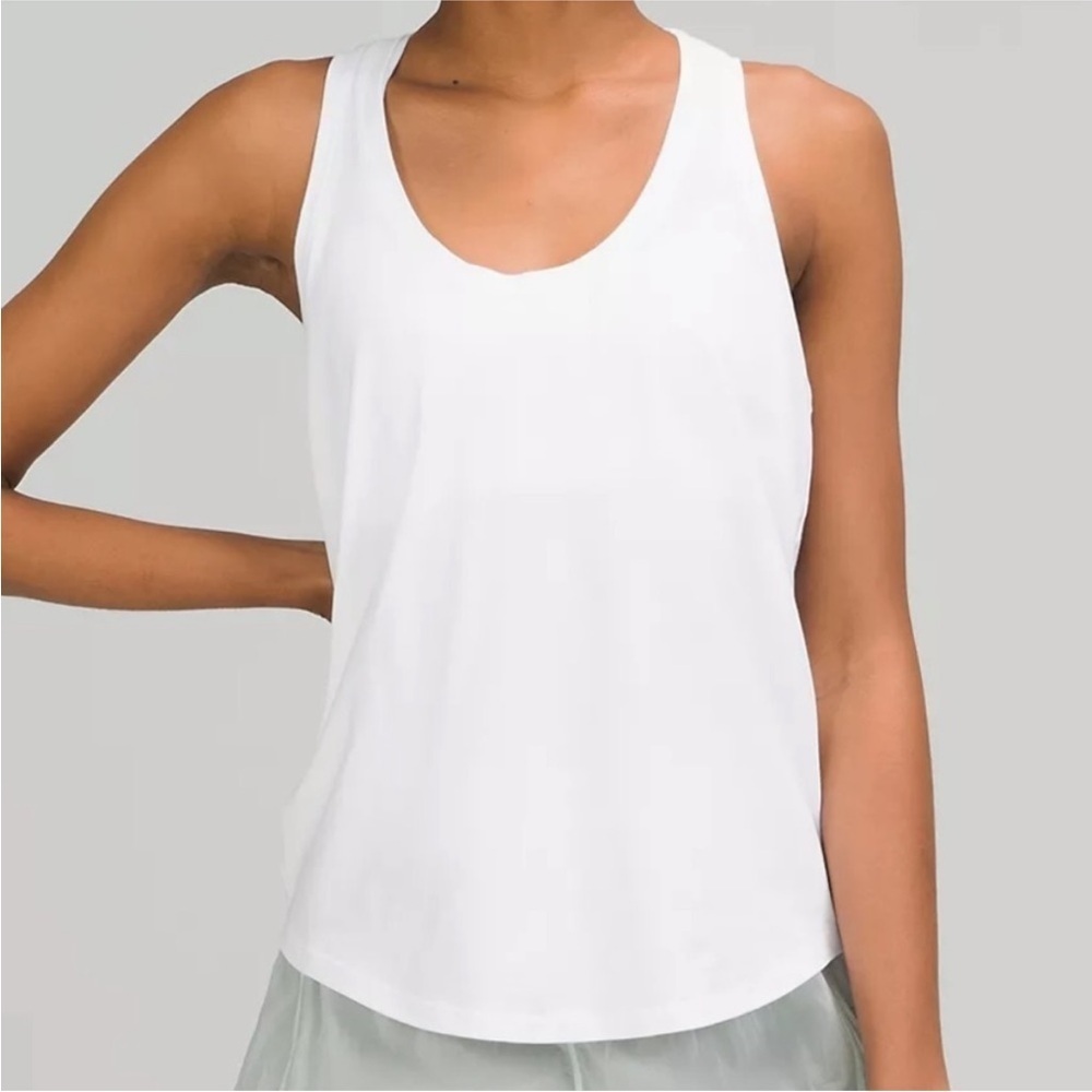 Lululemon Love White Racerback Tank Top